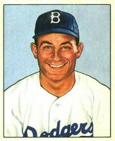 1950 Bowman #58 Carl Furillo Baseball Card