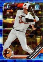 2019 Bowman Draft Chrome Sapphire Edition #BDC1 Adley Rutschman Blue Baseball Card