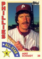 1984 Topps Tiffany #388 Mike Schmidt Baseball Card