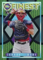 2022 Topps Finest Flashbacks #176 Connor Wong Black Refractor Baseball Card