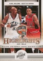 2009 Panini Season Update #12 Karl Malone/Scottie Pippen Basketball Card