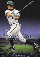 1996 Ultra Rising Star #6 Chipper Jones Baseball Card