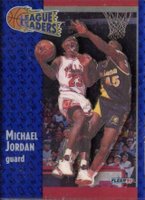 1991 Fleer #220 Michael Jordan 3-D Wrapper Redemption Basketball Card