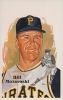 2001 Perez-Steele HOF Postcard #250 Bill Mazeroski Baseball Card