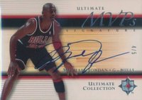2005 Ultimate Collection MVP's Signature #MVP-MJ1 Michael Jordan Basketball Card
