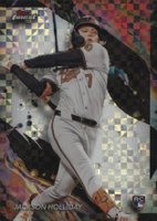 2024 Topps Finest #162 Jackson Holliday Checkerboard Refractor Baseball Card