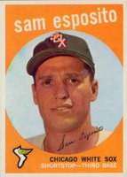 1959 Topps #438 Sam Esposito Baseball Card