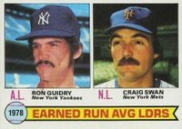 1979 Topps #7 1978 Earned Run Avg LDRS Baseball Card