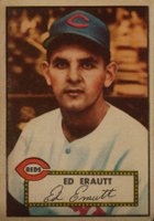 1952 Topps #171g Ed Erautt Gray back Baseball Card