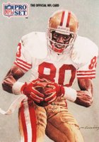 1991 Pro Set #379 Jerry Rice Football Card
