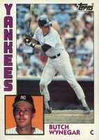 1984 Topps #123 Butch Wynegar Baseball Card