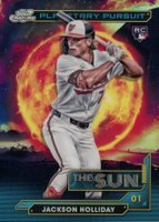 2024 Topps Chrome Cosmic Planetary Pursuit #5 Jackson Holliday The Sun Baseball Card
