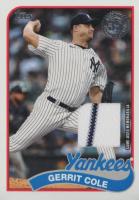 2024 Topps 1989 Topps Baseball Relics #89BRGC Gerrit Cole Baseball Card
