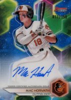 2023 Bowman's Best Best of 2023 Autographs #B23MHO Mac Horvath Blue Baseball Card