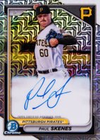 2024 Bowman Mega Box Chrome Bowman Prospect Mega Autographs #PS Paul Skenes Baseball Card