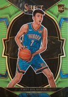 2022 Panini Select #83 Chet Holmgren Neon Green Basketball Card