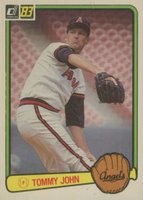1983 Donruss #570 Tommy John Baseball Card