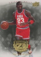 2009 Upper Deck Jordan Legacy Gold #17 Michael Jordan Basketball Card