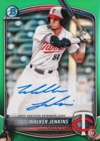 2025 Bowman Chrome Prospect Autographs #CPAWJ Walker Jenkins Green Refractor Baseball Card