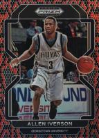 2022 Panini Prizm Draft Picks #1 Allen Iverson Venom Prizm Basketball Card