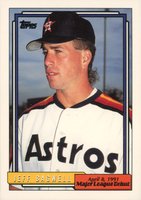 1992 Topps '91 M.L. Debut #7 Jeff Bagwell Baseball Card