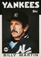 1986 Topps Tiffany #651 Billy Martin Baseball Card