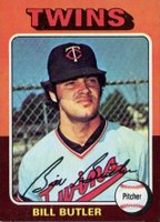 1975 Topps Mini #549 Bill Butler Baseball Card