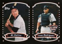 2005 All-Star FanFest Redemption #9 Al Kaline/Ivan Rodriguez Baseball Card