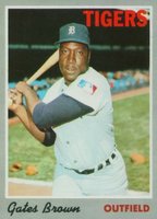 1970 Topps #98 Gates Brown Baseball Card