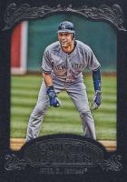 2012 Topps Gypsy Queen #100 Derek Jeter Fielding-Blue Frame Baseball Card
