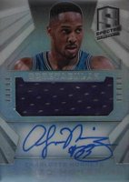 2014 Panini Spectra Spectacular Swatches Signatures #SS-AM Alonzo Mourning Basketball Card
