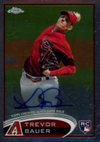 2012 Topps Chrome #TB Trevor Bauer Autograph Baseball Card