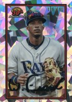 2019 Bowman 30th Anniversary Chrome #WF Wander Franco Atomic Refractor Baseball Card