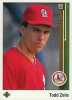 1989 Upper Deck #754 Todd Zeile Baseball Card