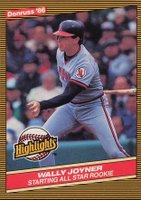 1986 Donruss Highlights #23 Wally Joyner Baseball Card