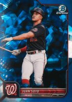 2022 Bowman Chrome Sapphire Edition #30 Juan Soto Baseball Card