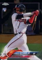 2018 Topps Chrome #193 Ronald Acuna Jr. Baseball Card
