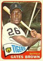 1965 Topps #19 Gates Brown Baseball Card