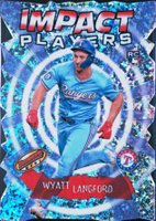 2024 Bowman's Best Impact Players #IP11 Wyatt Langford Mini Diamond Baseball Card