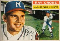 1956 Topps #76g Ray Crone Gray Back Baseball Card
