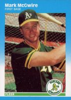 1987 Fleer Update #U-76 Mark McGwire Baseball Card