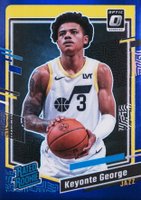 2023 Panini Donruss Optic #223 Keyonte George Purple Basketball Card