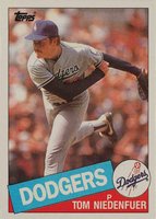 1985 Topps #782 Tom Niedenfuer Baseball Card