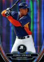 2013 Bowman Platinum Chrome Prospects #38 George Springer Baseball Card
