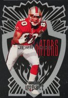 1997 Skybox Impact Excelerators #9 Jerry Rice Football Card