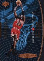 1998 Upper Deck Intensity #I1 Michael Jordan Bronze Basketball Card
