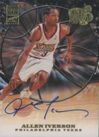 1999 Topps Certified Autograph #AG3 Allen Iverson Tip-Off Basketball Card
