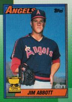 1990 Topps #675 Jim Abbott Baseball Card