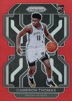 2021 Panini Prizm #297 Cameron Thomas Red Prizm Basketball Card
