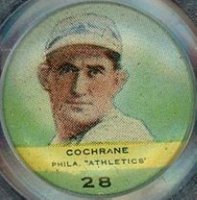 1932 Orbit Gum Pins Numbered #28 Mickey Cochrane Baseball Card